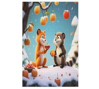 Puzzles 1000 Pièces Cute Monkey Puzzle pour Adultes Et Enfants, en Bois Jeu ÉduChatif Défi Jouet, Jeu Familial Amusant 78×53cm