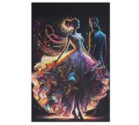 Puzzles 1000 Pièces Dance with You Puzzle pour Adultes Et Enfants, en Bois Jeu ÉduChatif Défi Jouet, Jeu Familial Amusant （78×53cm）