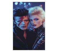 Puzzles 1000 pièces David Bowie Chanteur de Rock pour Adultes Puzzle en Carton Amusement en famille-38x52cm
