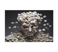 Puzzles 1000 Pièces Dice Man Puzzle pour Adultes Et EnfFourmis, en Bois Jeu Éduchatif Défi Jouet, Jeu Familial AmusFourmi （75×50cm）