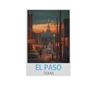 Puzzles 1000 Pièces，El Paso Texas，Éducatif Intellectuel Décompressant Jouet Puzzles Amusant Jeu De Famille pour Enfants Adultes（38x26cm）-FV12