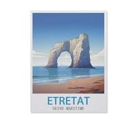 Puzzles 1000 Pièces,Étretat Seine-Maritime,Puzzle pour Adultes 1000 Pièces Game Jeu De Puzzle Stimulant/Noël des Vacances(50x70cm)-GN72