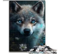 Puzzles 1000 pièces Fantasy Wolf Puzzles impossibles pour Adultes Idée Cadeau de Vacances, Illustration Humoristique, Illustration détaillée (Taille 50x75cm)
