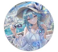 Puzzles 1000 pièces Genshin Impact EULA Lawrence Puzzle Rond 1000 pièces pour Adultes Activité éducative pour Les compétences cognitives Amélioration des compétences cognitives 67,5 x 67,5 cm
