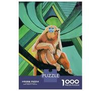 Puzzles 1000 Pièces Golden Snubbed Nose Monkey Puzzle Adulte, Jeu De Réflexion, Analyse Et Logique, Cadeaux De Noël Et d'anniversaire 52x38cm/1000pcs