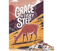 Puzzles 1000 pièces « Grace in Every Step » pour Adultes et Puzzles en Bois, Jeu éducatif Familial, 1000 pièces (75 x 50 cm)