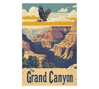 Puzzles 1000 pièces Grand Canyon pour Adultes Puzzle en Carton Amusement en famille-26x38cm