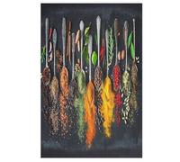 Puzzles 1000 Pièces Herbs and Spices Puzzle pour Adultes Et Enfants, en Bois Jeu ÉduChatif Défi Jouet, Jeu Familial Amusant （78×53cm）