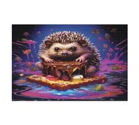 Puzzles 1000 Pièces Hérisson Puzzle pour Adultes Et EnfFourmis, en Bois Jeu Éducatif Défi Jouet, Jeu Familial Amusant (75×50cm)