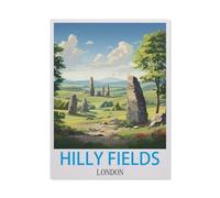 Puzzles 1000 Pièces,Hilly Fields, Londres,Éducatives Intellectuelles Décompressant Jouet Puzzles Amusant Jeu De Famille pour Enfants Adultes(38x26cm)-DK94