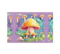 Puzzles 1000 pièces Hytter Fantasy Dream Champignon Motif Puzzle éducatif intellectuel en bois Puzzles amusants Jeu anti-stress