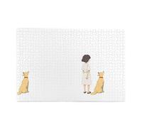 Puzzles 1000 pièces Hytter L'histoire des gens et des chiens à motif éducatif intellectuel en bois, puzzles amusants, jeu anti-stress