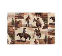 Puzzles 1000 pièces Hytter People of the Desert Pattern Puzzle éducatif intellectuel en bois Puzzle amusant Jeu anti-stress