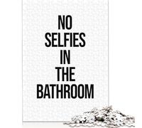 Puzzles 1000 pièces - Interdit aux Selfies - Puzzles en Bois pour Adultes et à partir de 18 Ans - Jeu intellectuel - 1000 pièces (75 x 50 cm)