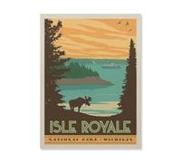 Puzzles 1000 Pièces，Isle Royale，Éducatif Intellectuel Décompressant Jouet Puzzles Amusant Jeu De Famille pour Enfants Adultes（38x26cm）-HQ5