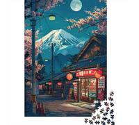 Puzzles 1000 Pièces Japanese Night Market Scene-1 Puzzle pour Adolescents Améliore La Mémoire Difficile Et Stimulant Casse-tête Jeux De Réflexion en Famille 70x50cm/1000pcs