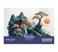 Puzzles 1000 Pièces Japanese Zen Garden Decor Puzzles pour Adultes - Jeu Manuel - Idées De Détente À La Maison - Cadeaux De Noël Et d'anniversaire 70x50cm/1000pcs