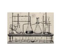 Puzzles 1000 pièces JKIEGOQ Chimie Imprimés Puzzles éducatifs intellectuels en bois Puzzles amusants Jeu anti-stress
