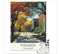 Puzzles 1000 pièces Kentucky Travel Posters | Assemblage de motifs un défi pour compléter la collection d'artistes BeauxArts 50x75cm
