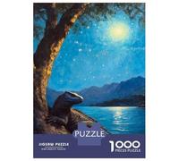 Puzzles 1000 Pièces Komodo Dragon by The Lake Puzzle pour Adolescents Améliore La Mémoire Difficile Et Stimulant Casse-tête Jeux De Réflexion en Famille 70x50cm/1000pcs