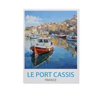 Puzzles 1000 Pièces,Le Port Cassis France,Puzzles 1000 Pièces - Jeux Éducatifs Jouets Joli Cadeau Assemblage De Puzzles pour Adultes(38x26cm)-AQ48
