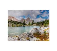 Puzzles 1000 Pièces，Lech Le Vert - Alpage Fanes - Alta Badia，Éducatif Intellectuel Décompressant Jouet Puzzles Amusant Jeu De Famille pour Enfants Adultes（50x70cm）-AP79