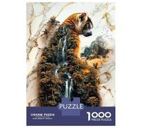 Puzzles 1000 Pièces Lemurs Hidden Eden Puzzles pour Adultes - Jeu Manuel - Idées De Détente À La Maison - Cadeaux De Noël Et d'anniversaire 52x38cm/1000pcs