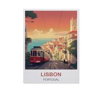 Puzzles 1000 Pièces,Lisbonne, Portugal,Éducatif Intellectuel Décompressant Jouet Puzzles Amusant Jeu De Famille pour Enfants Adultes(75x50cm)-EL38
