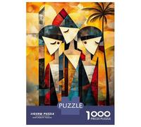 Puzzles 1000 Pièces Modern Cubist Vision of The Three Graces Puzzle Adulte, Jeu De Réflexion, Analyse Et Logique, Cadeaux De Noël Et d'anniversaire 52x38cm/1000pcs
