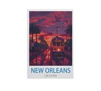 Puzzles 1000 Pièces,New Orleans, Louisiane,Éducatif Intellectuel Décompressant Jouet Puzzles Amusant Jeu De Famille pour Enfants Adultes(50x70cm)-GB79