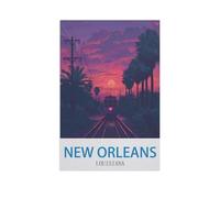 Puzzles 1000 Pièces,New Orleans, Louisiane,Puzzle pour Adultes 1000 Pièces Game Jeu De Puzzle Stimulant/Noël des Vacances(50x70cm)-GB92