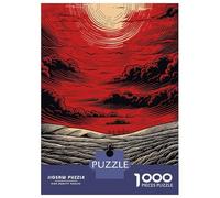 Puzzles 1000 Pièces Orca Whale Leaping in Space Puzzles pour Adultes - Jeu Manuel - Idées De Détente À La Maison - Cadeaux De Noël Et d'anniversaire 70x50cm/1000pcs