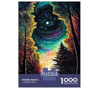 Puzzles 1000 Pièces Paint The Silent Night Puzzles pour Adultes Jeux Relaxants Défi Difficile Activités Amusantes À La Maison, 52x38cm/1000pcs