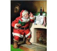 Puzzles 1000 pièces : Père Noël au coin du feu / Coca-Cola G