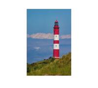 Puzzles 1000 Pièces，Phare d’Amrum，Éducatif Intellectuel Décompressant Jouet Puzzles Amusant Jeu De Famille pour Enfants Adultes（38x26cm）-Z87