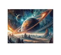 Puzzles 1000 Pièces，Planète Vortex，Puzzle pour Adultes 1000 Pièces Game Jeu De Puzzle Stimulant/Noël des Vacances（75x50cm）-AF96