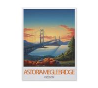 Puzzles 1000 Pièces，Pont Astoria-Megler Oregon，Enfants Jouet Cadeau（75x50cm）-IF29