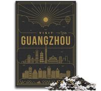 Puzzles 1000 pièces pour Adolescents à Guangzhou, Chine. Un défi à relever, mais Amusant et Humoristique. Cadeau d'anniversaire, Cadeaux, décoration Murale (Taille 38x52cm).