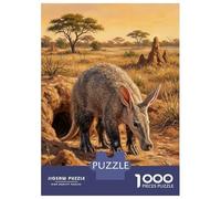 Puzzles 1000 Pièces pour Adolescents Aardvark Emerging from Its Burrow Puzzles pour Adultes, Jouets Anti-Stress, Analyse Et Logique, Cadeau d'anniversaire, Cadeaux, 52x38cm/1000pcs