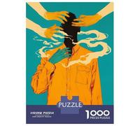 Puzzles 1000 Pièces pour Adolescents Abstract Mindfulness Puzzle Jouet Décoration Murale Vacances À La Maison Cadeaux pour Les Amis Et La Famille 52x38cm/1000pcs