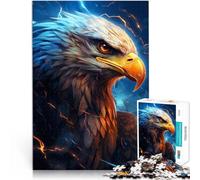 Puzzles 1000 pièces pour Adolescents Affiche de l'Aigle Noir Jouets de Jeu pour Cadeau Familial Bon Cadeau 75x50cm