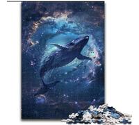Puzzles 1000 pièces pour Adolescents, Animaux, Baleines, Jouets éducatifs, Anti-Stress, décoration d'intérieur Unique et Cadeaux (Taille 26x38cm)
