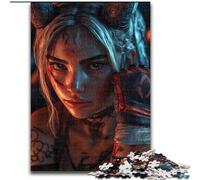 Puzzles 1000 pièces pour Adolescents Anime Demon Girl, Jouet éducatif et décompressant, Cadeau d'anniversaire, décoration Murale (Taille 50x75cm)