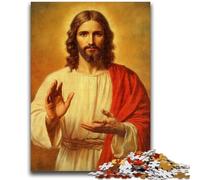 Puzzles 1000 pièces pour Adolescents, Art de Jésus, Jeu éducatif, défi, Jouet, à Offrir en Cadeau pour Toute la Famille, 26x38cm