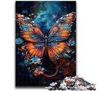 Puzzles 1000 pièces pour Adolescents Art Dream Butterfly Convient aux 14 Ans et Plus Jeu Stimulant Excellent Cadeau pour Les Jeux 38x26cm