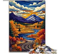 Puzzles 1000 pièces pour Adolescents, Art du Paysage, Jouets de Jeu, Chaque pièce est Unique - Jeu Familial Stimulant pour Les 14 Ans (Taille 50x75cm)