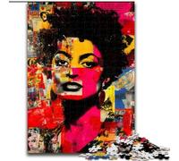 Puzzles 1000 pièces pour Adolescents, Art Graffiti, Anti-Stress, défi Difficile, Cadeaux du Père Noël Secret pour Les 14 Ans et Plus (Taille 50x75cm)