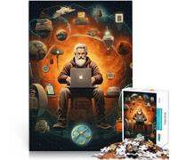 Puzzles 1000 pièces pour Adolescents Art sur Internet Défi Difficile pour soulager Le Stress Super Cadeau 38x26cm