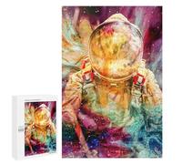 Puzzles 1000 pièces pour adolescents astronaute dans l'espace -162 puzzles pour adultes Jeux de relaxation UNE œuvre d'art pour anniversaire, Noël 1000 pièces