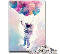 Puzzles 1000 pièces pour Adolescents, astronautes, montgolfières, Jouets éducatifs, Anti-Stress, Interaction Parent-Enfant, à partir de 14 Ans, 50x75cm